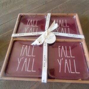 Rae Dunn Fall Coasters